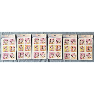 Hallmark Disney Minnie Mouse Sticker Sheets Lot of 6 #10